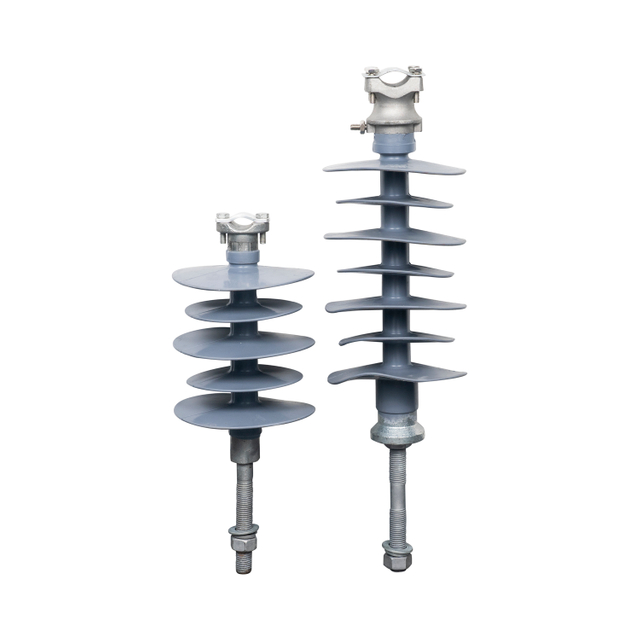 36kV High Voltage Polymer Pin Type Insulator Set, Two Sizes for Power Line